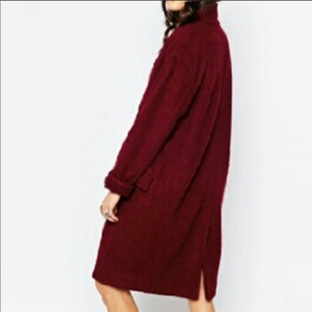 Free people wool trench coat